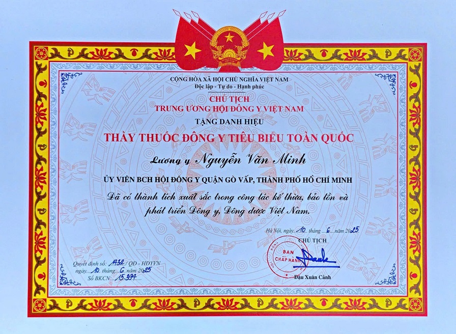 Thay thuoc dong y tieu bieu toan quoc